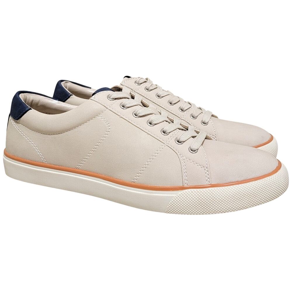 Club Room Men Dominic Low Top Lace Up Tennis Sneakers Size US 10.5M Beige